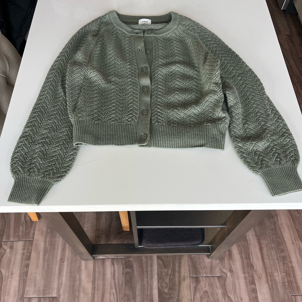 Wilfred Olive Green Women's Cardigan